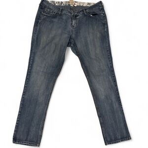 YMI Women’s Size 36x31 Blue Stretch Jeans 11” Mid-Rise Skinny Y2k Curvy Sz 18